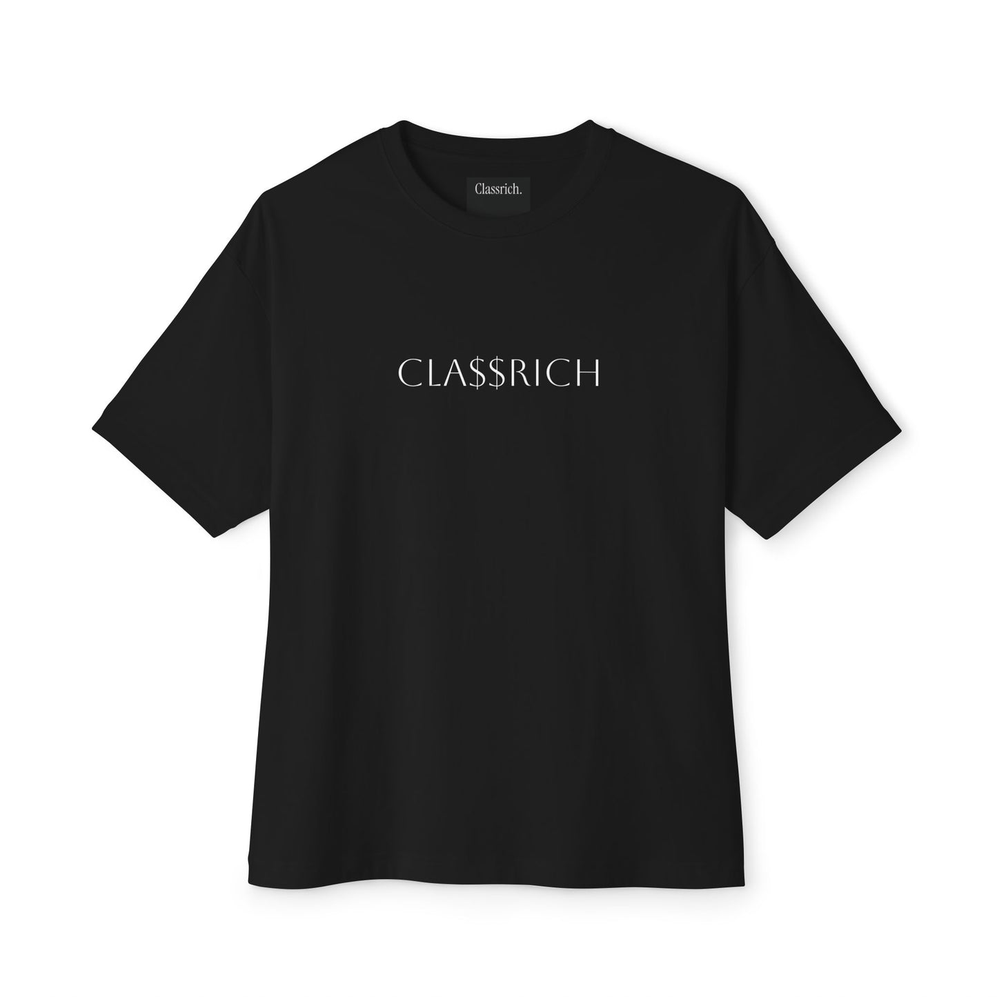 Classrich Money Talks Unisex Boxy Tee - Oversized Streetwear, Gift for Trendsetters, Casual Chic Look, Everyday Essentials, Comfort Fashion