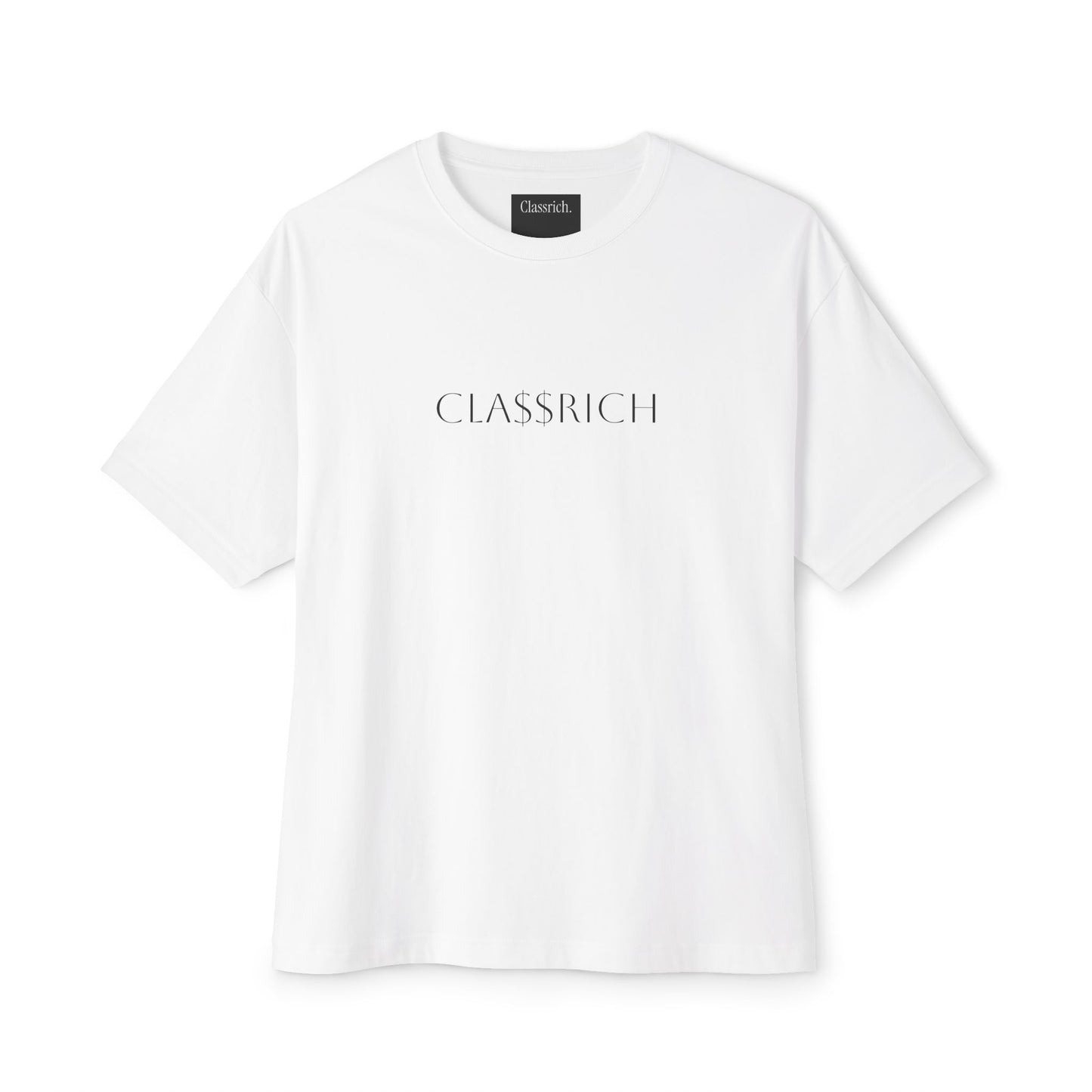 Classrich Money Talks Unisex Boxy Tee - Oversized Streetwear, Gift for Trendsetters, Casual Chic Look, Everyday Essentials, Comfort Fashion
