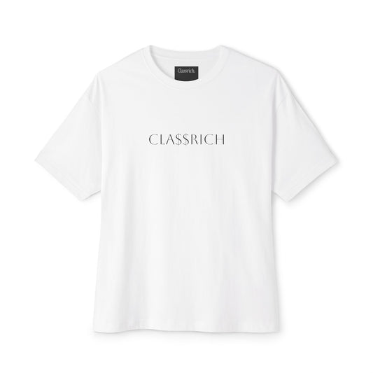 Classrich Money Talks Unisex Boxy Tee - Oversized Streetwear, Gift for Trendsetters, Casual Chic Look, Everyday Essentials, Comfort Fashion